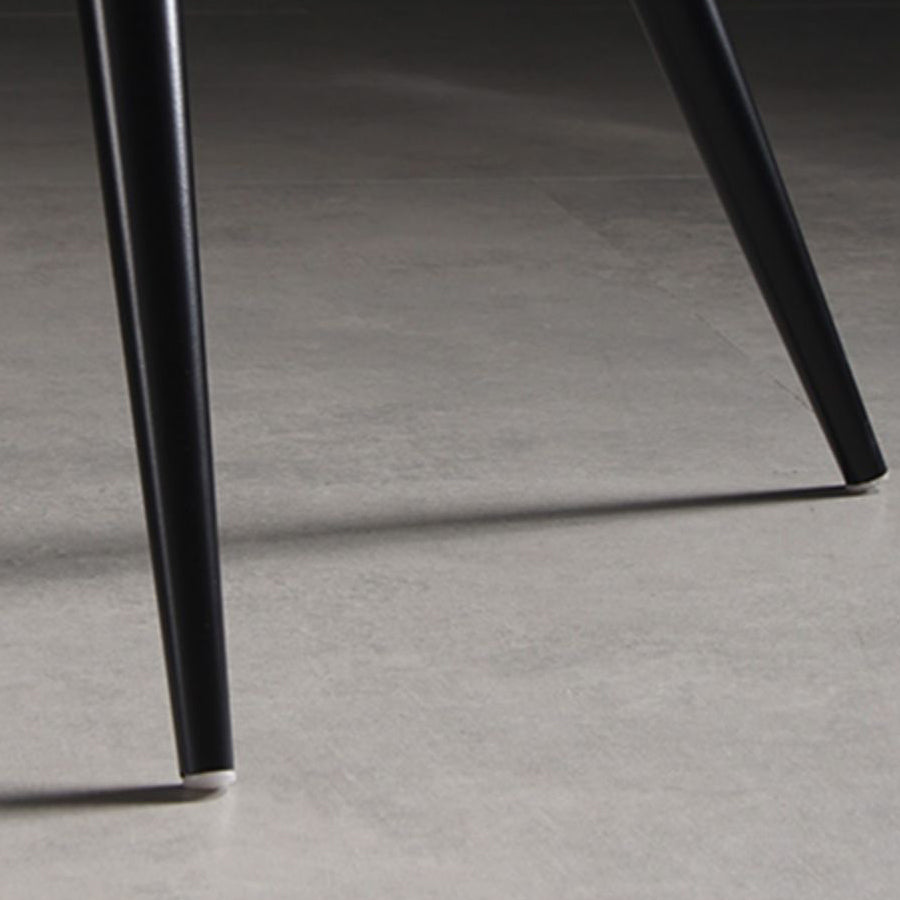 Metal Scandinavian Style Dining Chair Dining Room Armless Parsons Chair