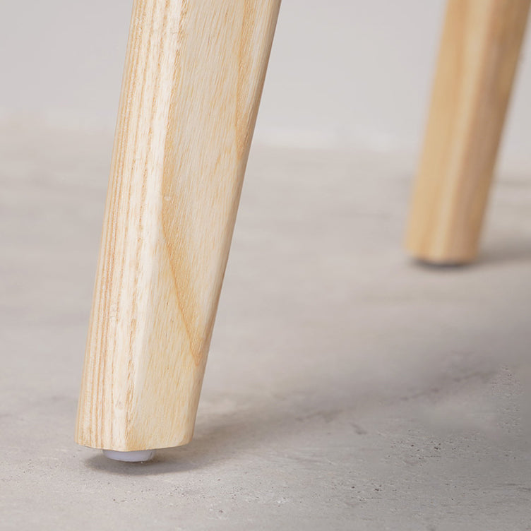 Hout Traditionele eetkamerstoel Open rug Armloze eetkamerstoel (set van 2)