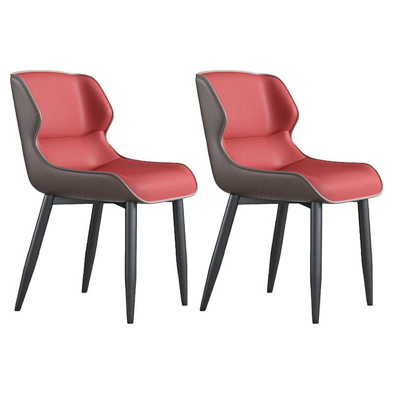 Juego de sillas de metal de estilo industrial, sillas laterales con respaldo lateral para cocina, comedor