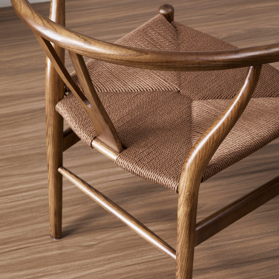 Wishbone natural tapizado contemporáneo del sillón del restaurante que cena la silla