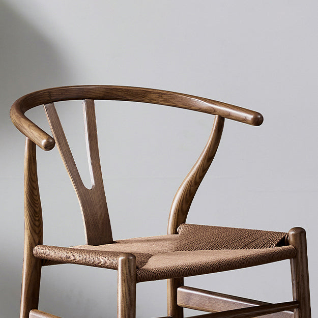 Wishbone natural tapizado contemporáneo del sillón del restaurante que cena la silla