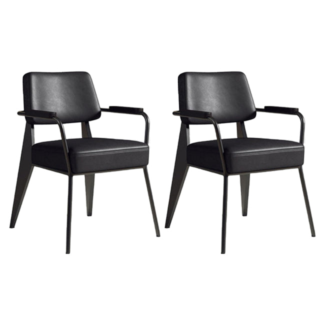 Chaise de salle à manger en métal de style industrie
