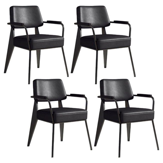Chaise de salle à manger en métal de style industrie