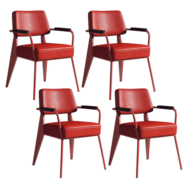 Chaise de salle à manger en métal de style industrie