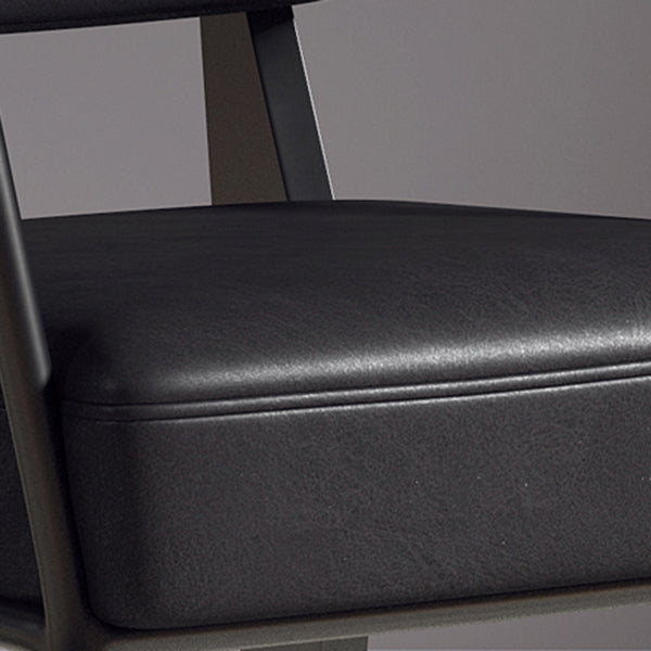 Chaise de salle à manger en métal de style industrie