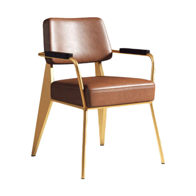 Chaise de salle à manger en métal de style industrie