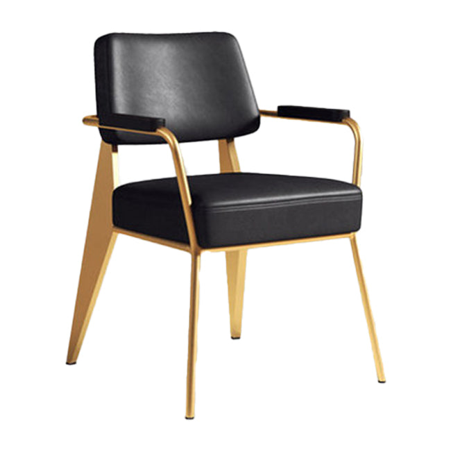 Chaise de salle à manger en métal de style industrie