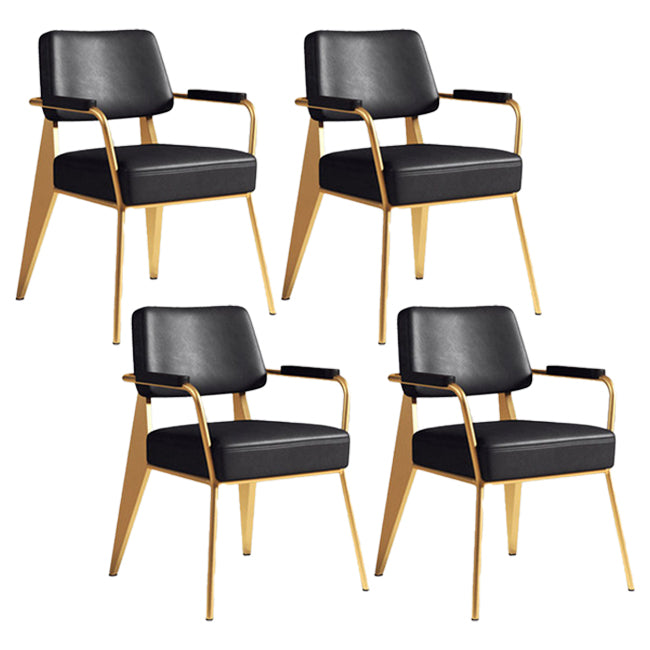 Chaise de salle à manger en métal de style industrie