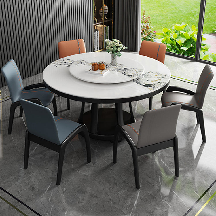 Silla de comedor de madera moderna, sillas laterales tapizadas sin brazos para restaurante (juego de 2)