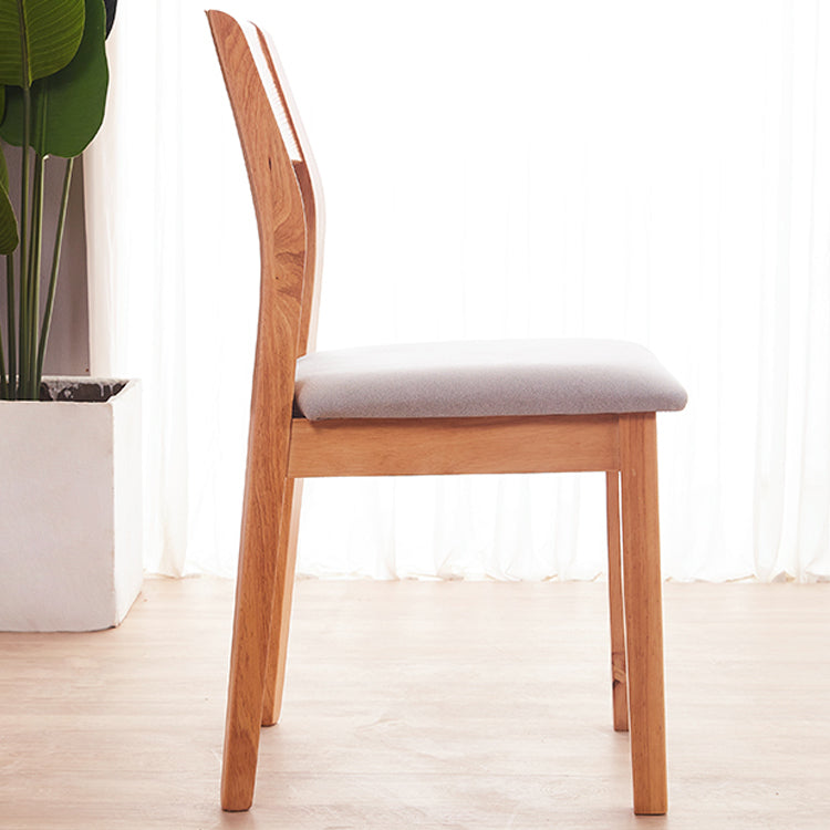 Chaise latérale rembourrée de chaise latérale sans bras contemporaine pour restaurant (ensemble de 2)