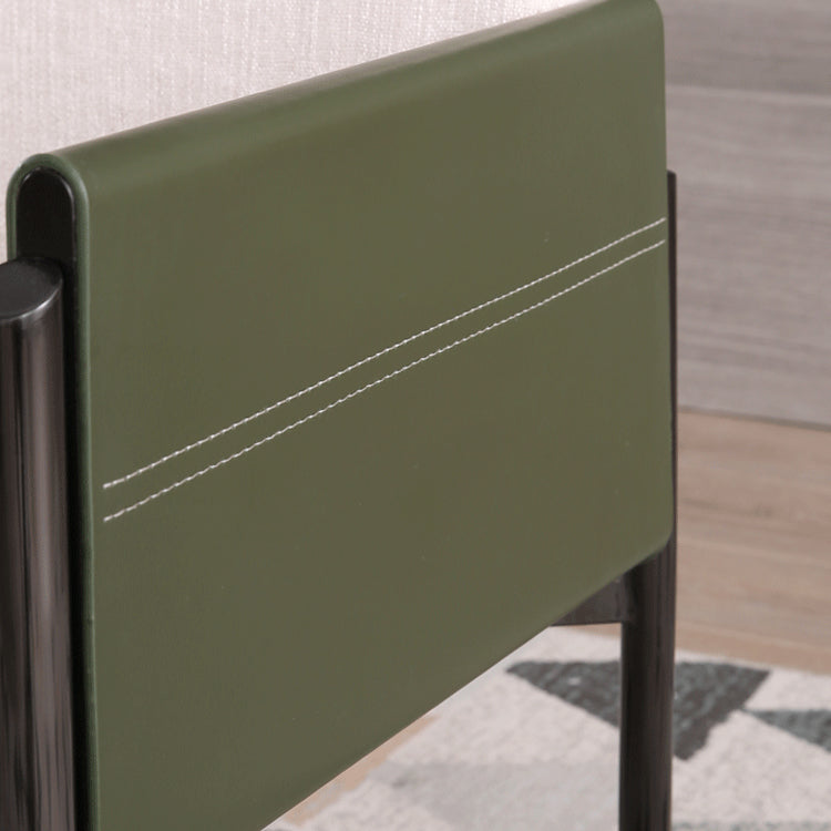 Contemporary Fabric Dining Room Chair Upholstered Arm Single Chair