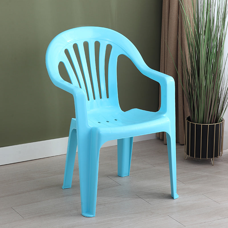 Silla lateral plegable de plástico contemporánea con respaldo Windsor para restaurante