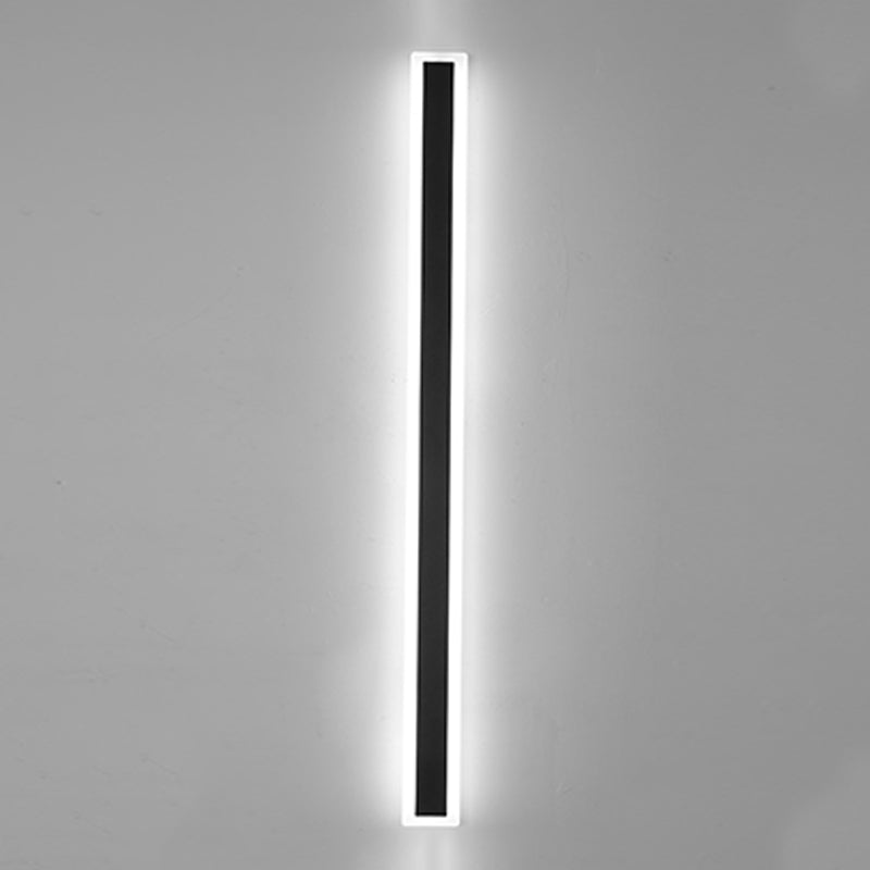 Modern Style Linear Sconce Light Fixtures Metal 1 Light Wall Mounted Lighting