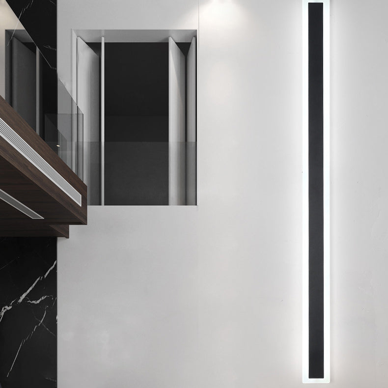Modern Style Linear Sconce Light Fixtures Metal 1 Light Wall Mounted Lighting