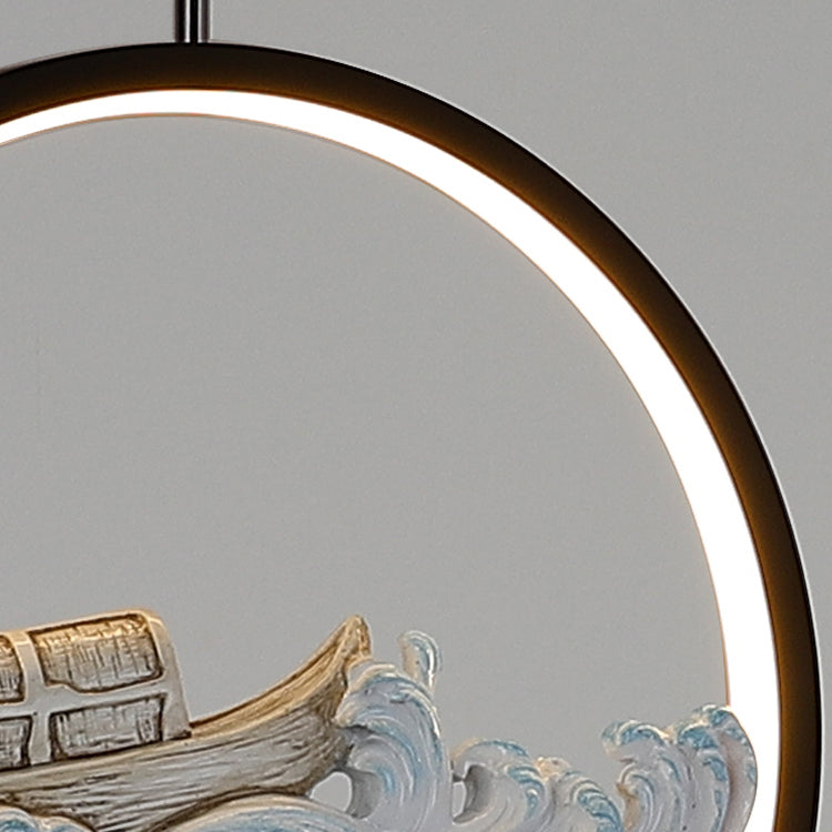 Linear Shape Island Lights Modern Style Metal 2 Light Pendant Lights