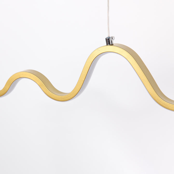 Linear Shape Island Lights Modern Style Metal 2 Light Pendant Lights