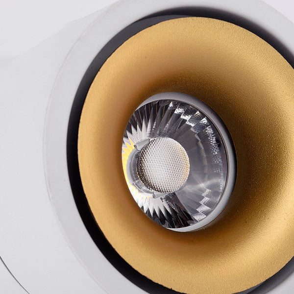Cilindervormige LED-plafondlamp Modern aluminium 1-lichts inbouw voor eetkamer