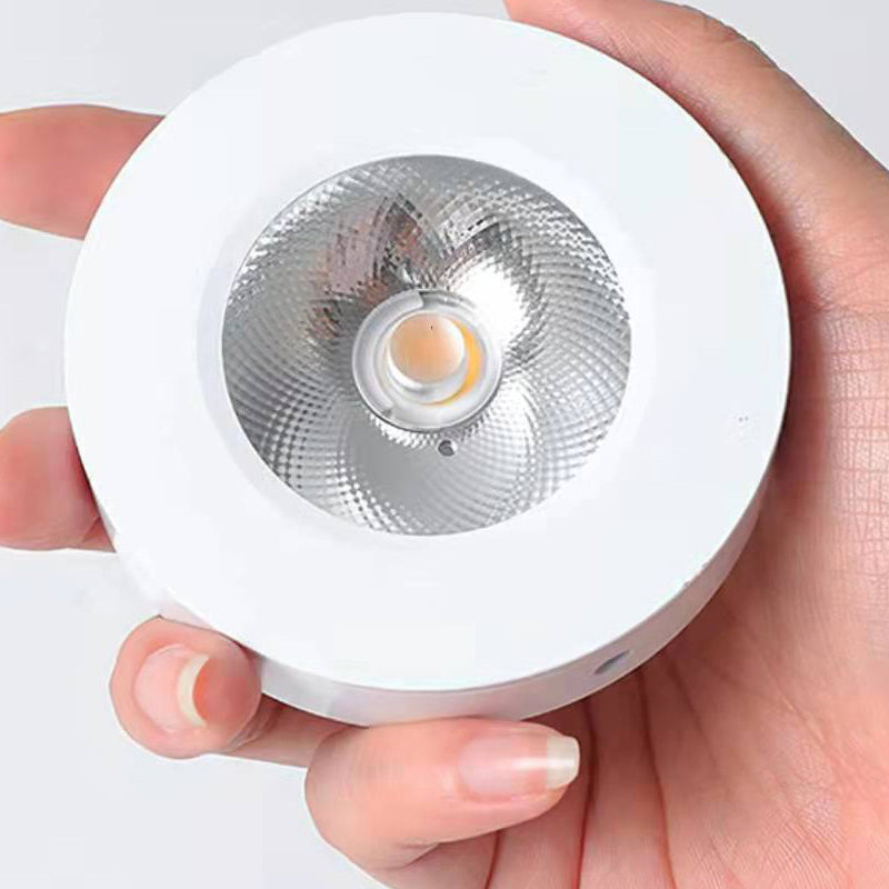 Cilindervormige LED-plafondlamp modern aluminium 1-lichts inbouw voor studeerkamer