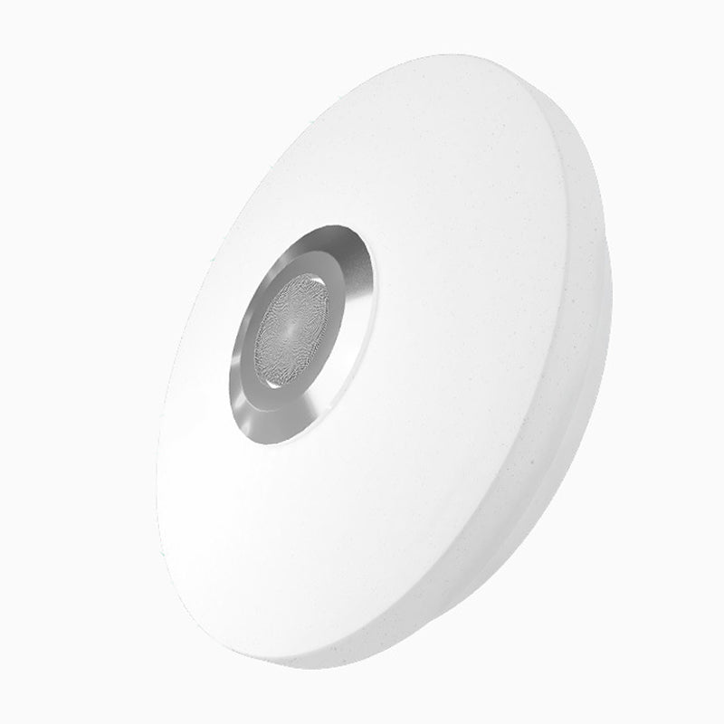 Plafonnier intelligent de forme ronde en acrylique moderne à 1 lumière pour chambre d'étude