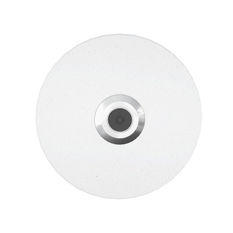 Plafonnier intelligent de forme ronde en acrylique moderne à 1 lumière pour chambre d'étude