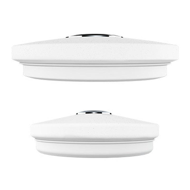 Plafonnier intelligent de forme ronde en acrylique moderne à 1 lumière pour chambre d'étude