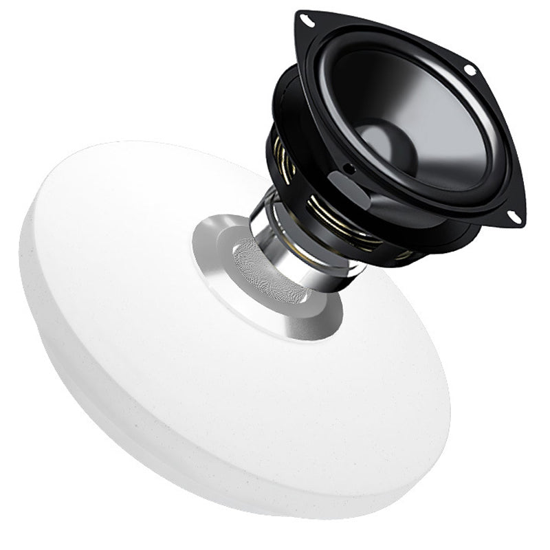 Plafonnier intelligent de forme ronde en acrylique moderne à 1 lumière pour chambre d'étude