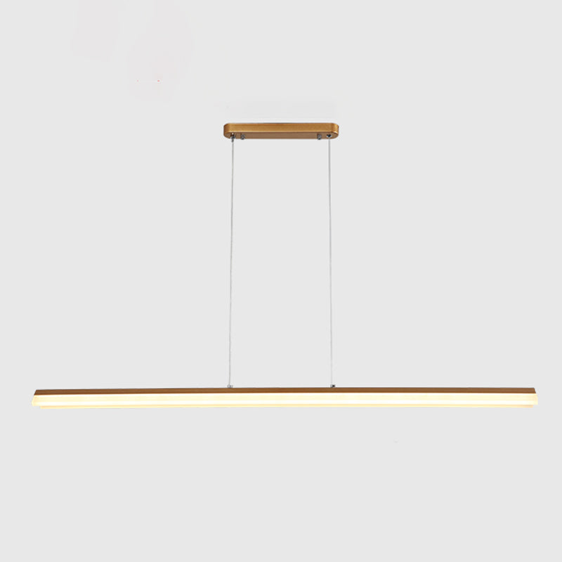 Modern Chandelier Linear Acrylic Island Chandelier Lights for Dining Room