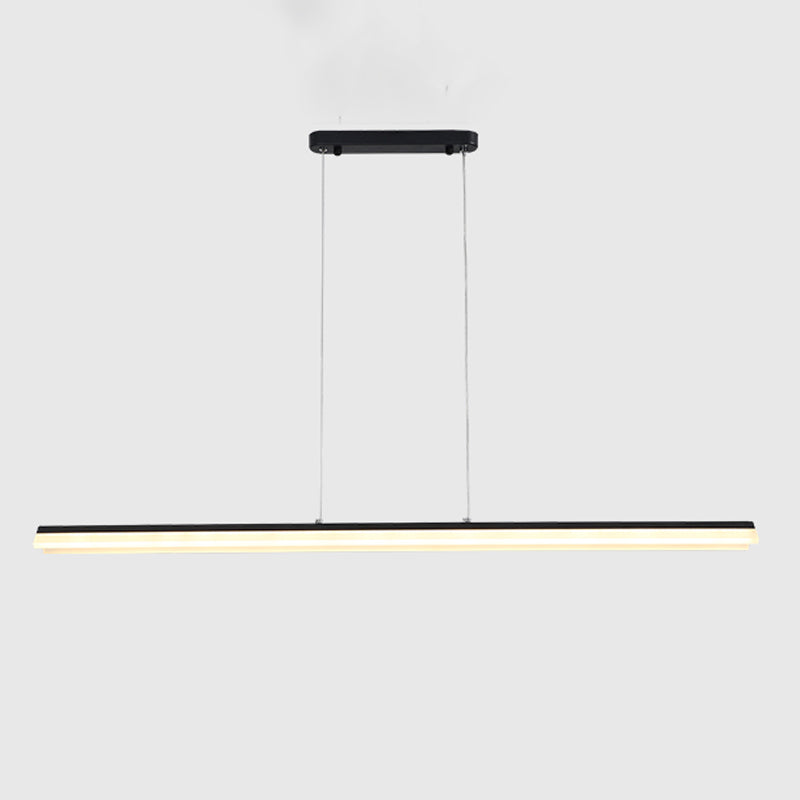 Modern Chandelier Linear Acrylic Island Chandelier Lights for Dining Room