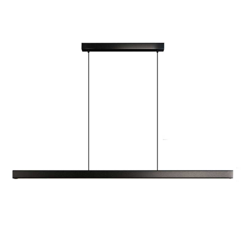Linear Pendant Lighting Contemporary Metal 1 Light Pendant Light for Kitchen Island
