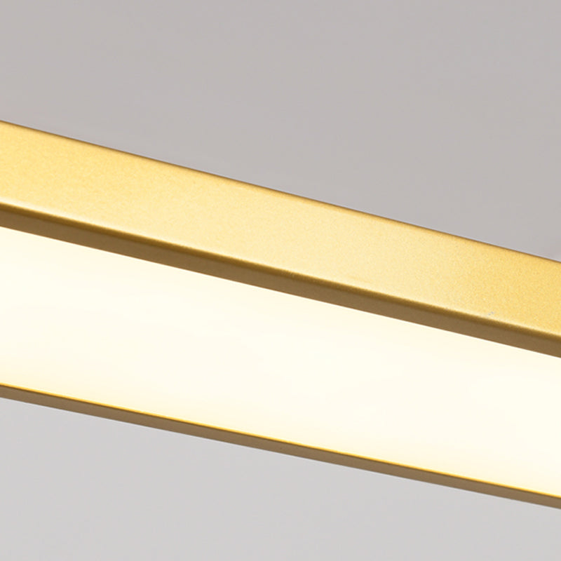 Linear Shape Island Lights Modern Style Metal 2 Light Pendant Lighting