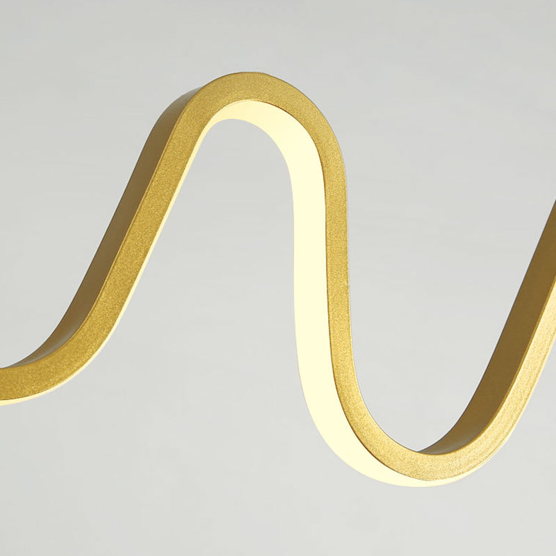 Linear Shape Island Lights Modern Style Metal Two Light Pendant Light Fixtures