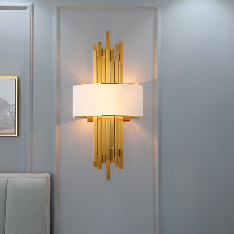 Contemporary Tubes Sconce Lights Metal 2 Lights Wall Mount Light Fixture