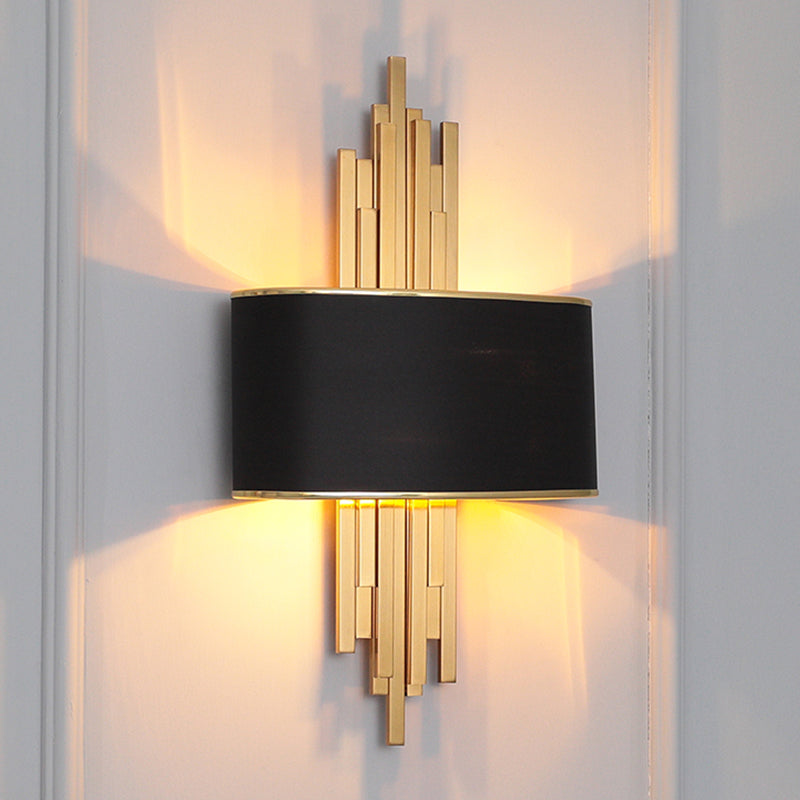Contemporary Tubes Sconce Lights Metal 2 Lights Wall Mount Light Fixture