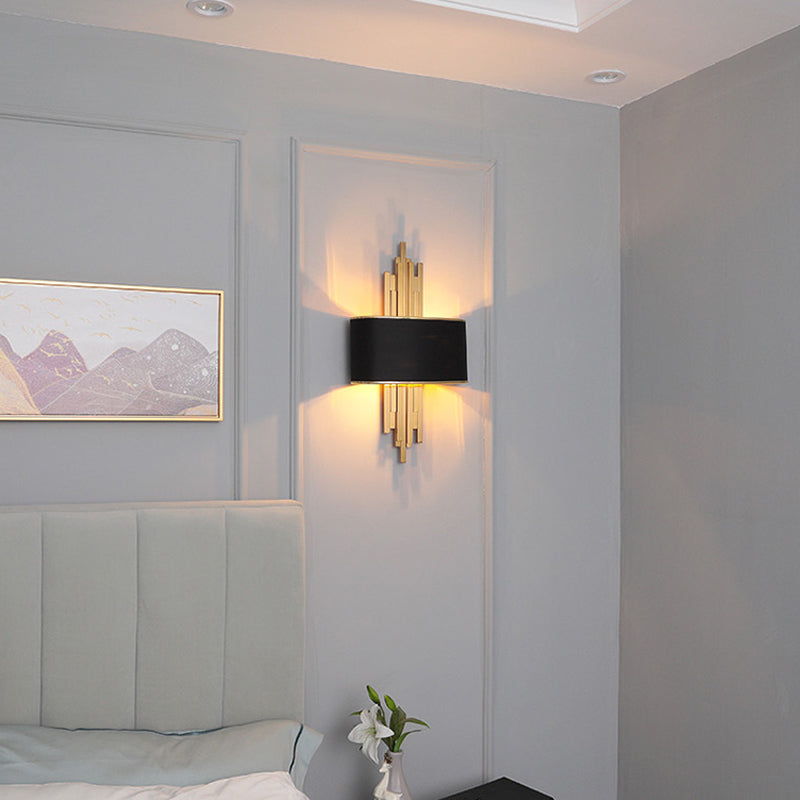 Contemporary Tubes Sconce Lights Metal 2 Lights Wall Mount Light Fixture