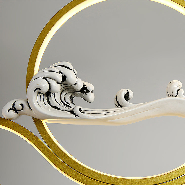 Modern Style Linear Shape Island Lights Metal 2-Light Pendant Lights