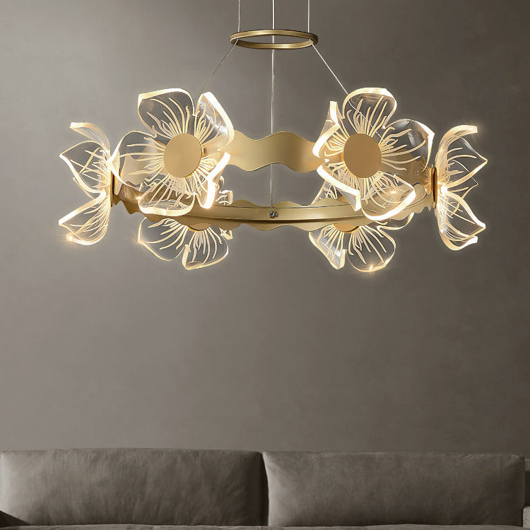 Eigentijds plafond hanglampje lichtglas hangend licht licht voor woonkamer