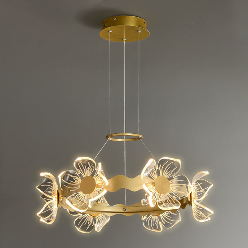 Eigentijds plafond hanglampje lichtglas hangend licht licht voor woonkamer