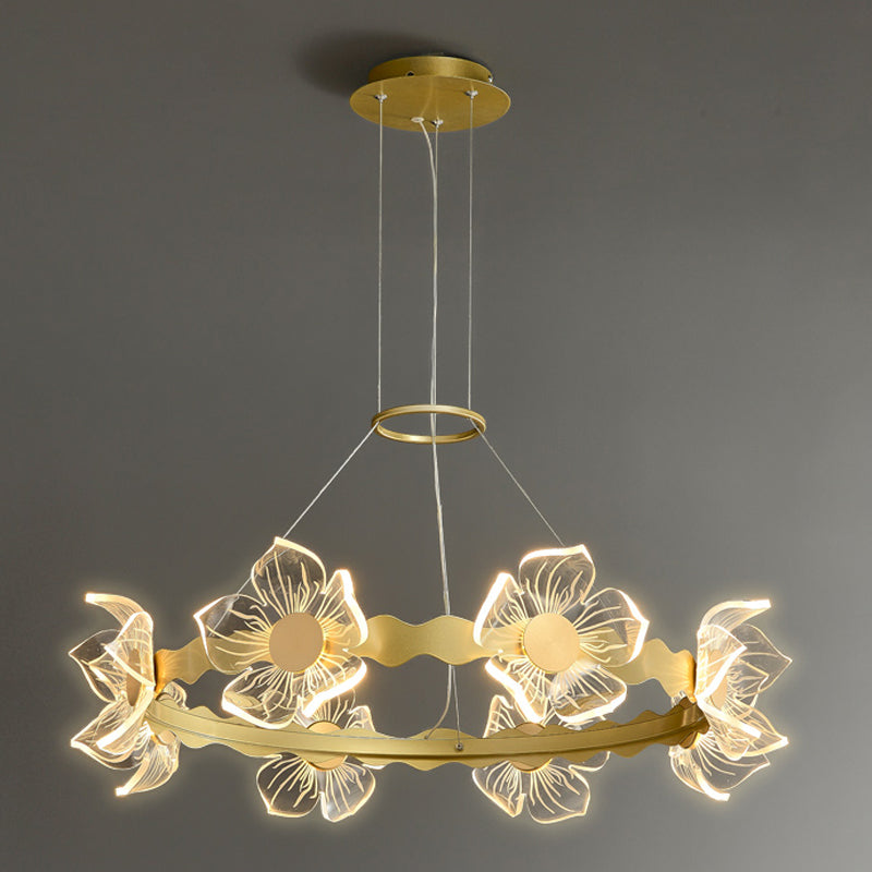 Eigentijds plafond hanglampje lichtglas hangend licht licht voor woonkamer