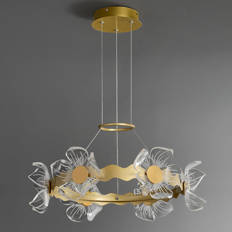 Eigentijds plafond hanglampje lichtglas hangend licht licht voor woonkamer