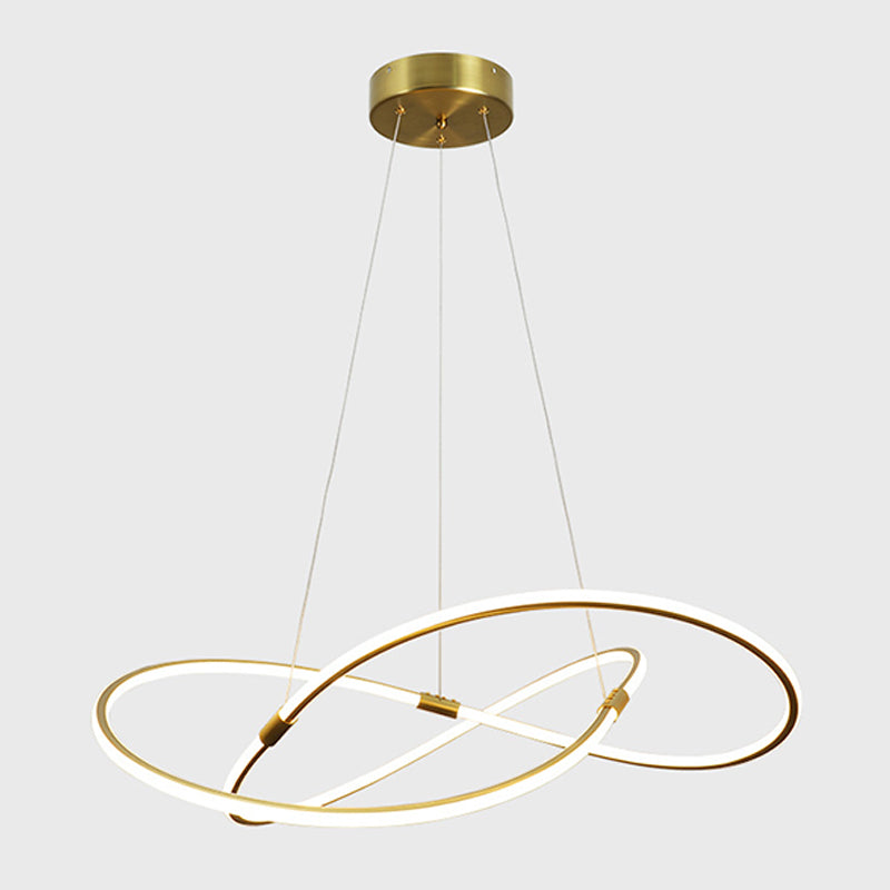Luci a soffitto moderna a sospensione lampadario a pendente lineare per soggiorno