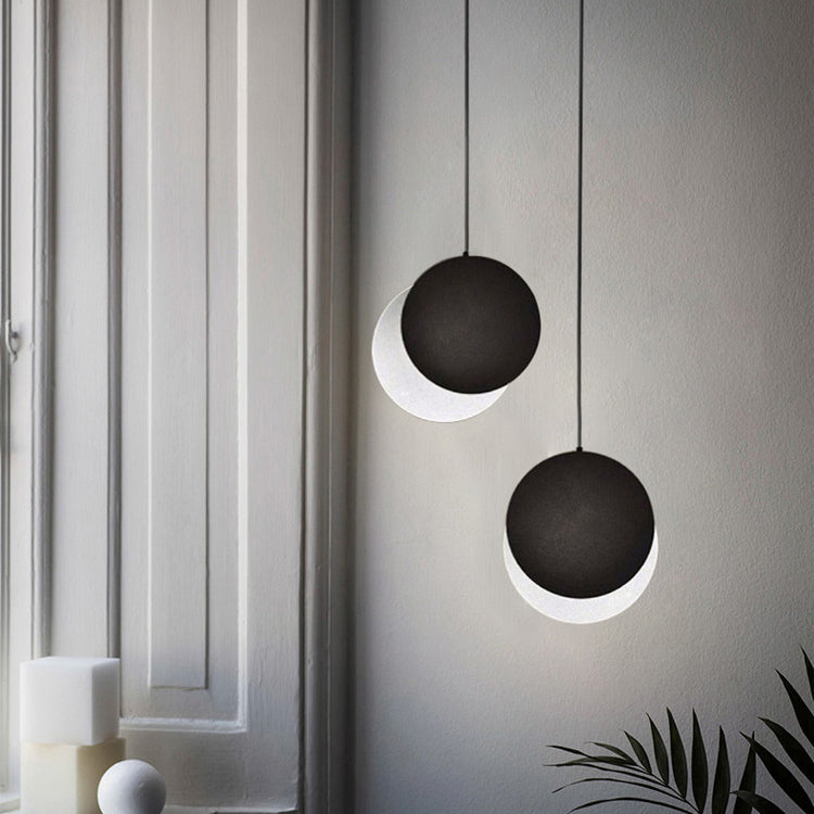 Ombra circolare in metallo luci appese a sospensione MODERNA 1 Fun a montaggio a testa per il letto