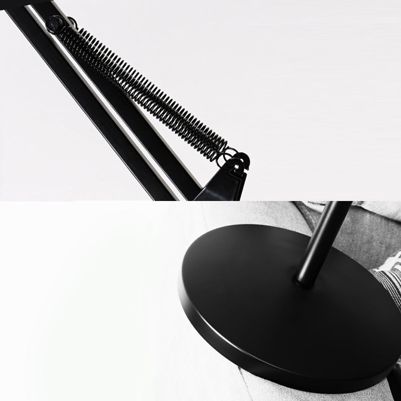 1 Light Bowl-Shaped Floor Lamp Contemporary Metal Standard Lamps for Living Room