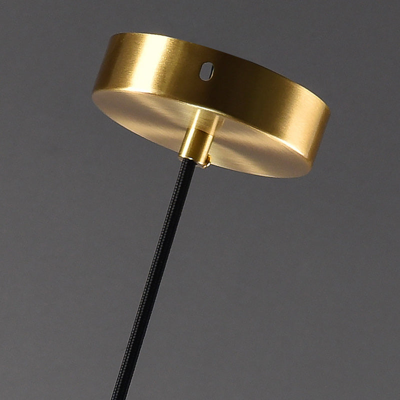 Cylinder Shade Hanging Light Modern Style Crystal Pendant Lights for Living Room