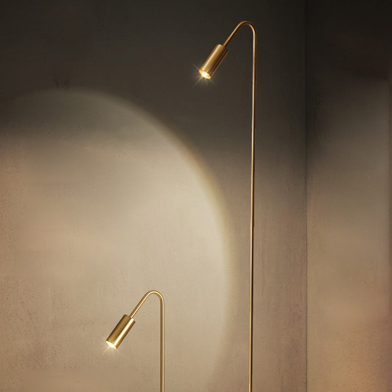 Postmodern Table Lamp Minimalist Metal LED Night Stand Light for Sitting Room Bedroom