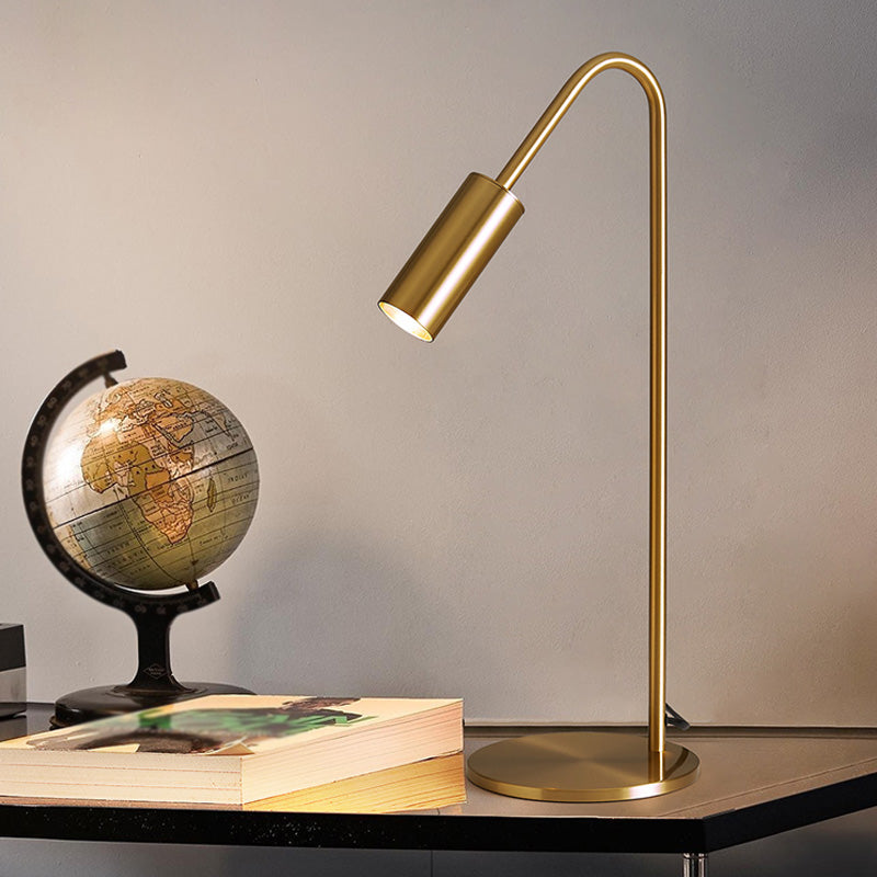 Postmodern Table Lamp Minimalist Metal LED Night Stand Light for Sitting Room Bedroom