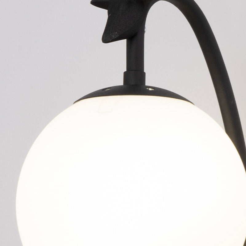 Sitting Room Antler Wall Sconce Modern Glass 1 Head Wall Mounted Light Fixture