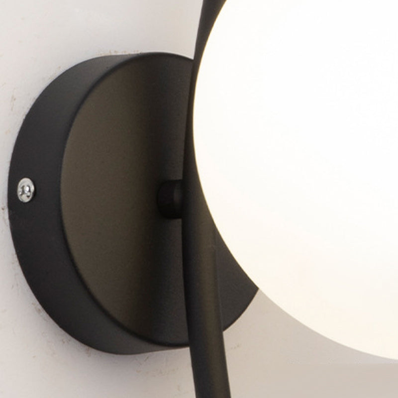 Sitting Room Antler Wall Sconce Modern Glass 1 Head Wall Mounted Light Fixture