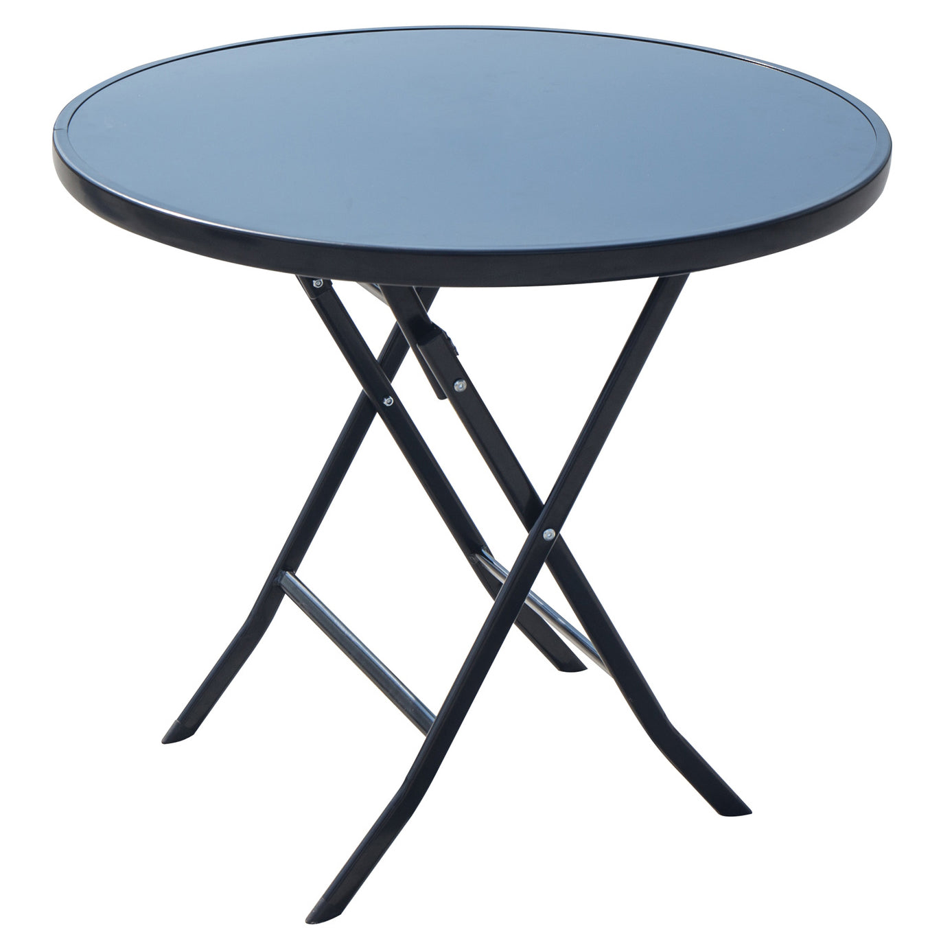 Mesa de comedor de estilo moderno Vidrsts Use para el hogar con marco negro