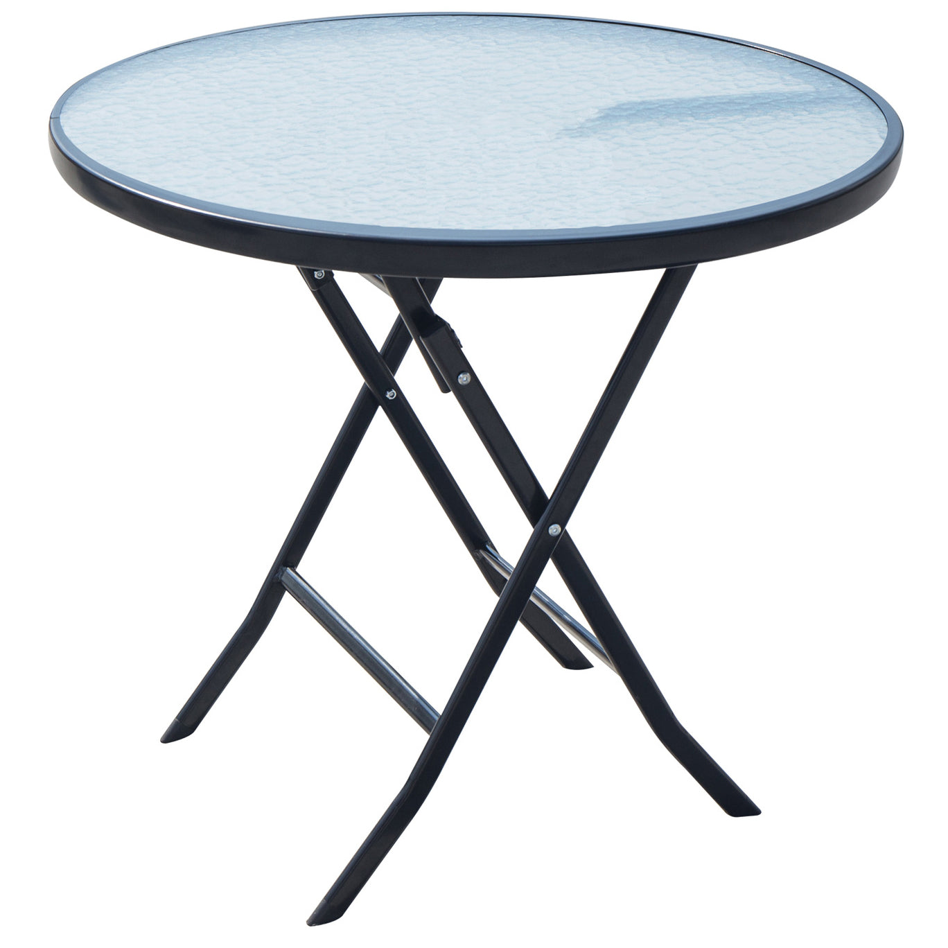 Mesa de comedor de estilo moderno Vidrsts Use para el hogar con marco negro