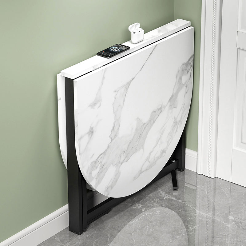 Tavolo da pranzo in stile moderno bianco tavolo da pranzo a goccia ovale per uso domestico